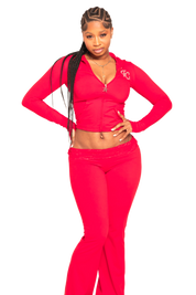 So 2000s Yoga Jacket Red