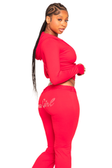 So 2000s Yoga Pants Red