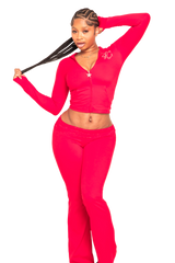 So 2000s Yoga Jacket Red