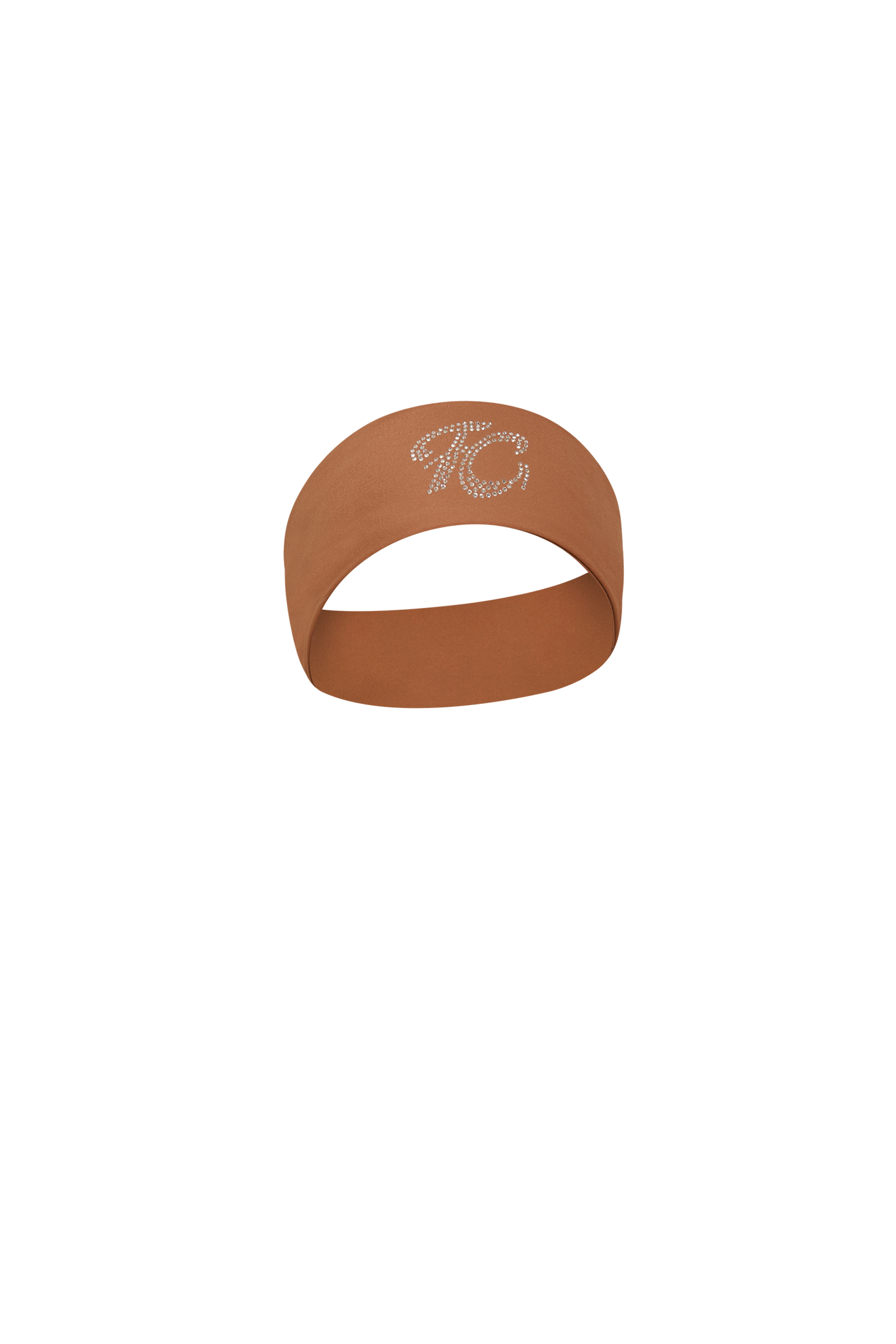 So 2000s Rhinestone Headband Brown