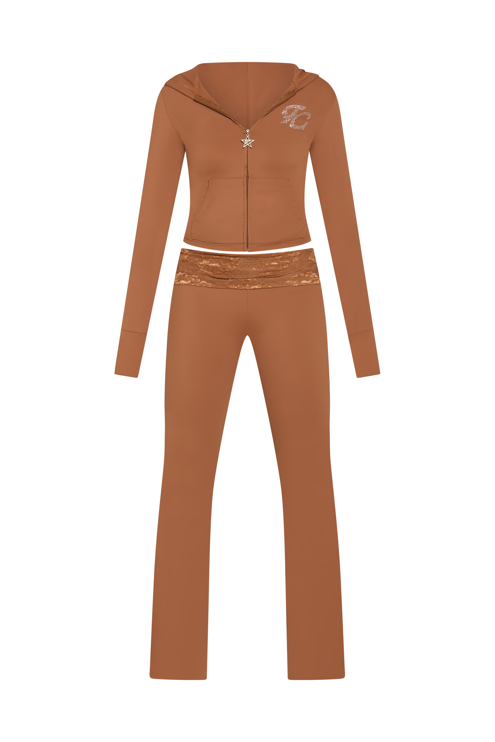 So 2000s Yoga Jacket Brown