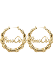 So 2000s Bamboo Hoops