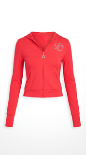 So 2000s Yoga Jacket Red