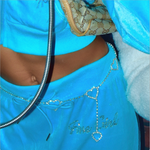 i <3 you waist chain